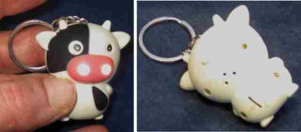 VACA LLAVERO LUZ Y SONIDO